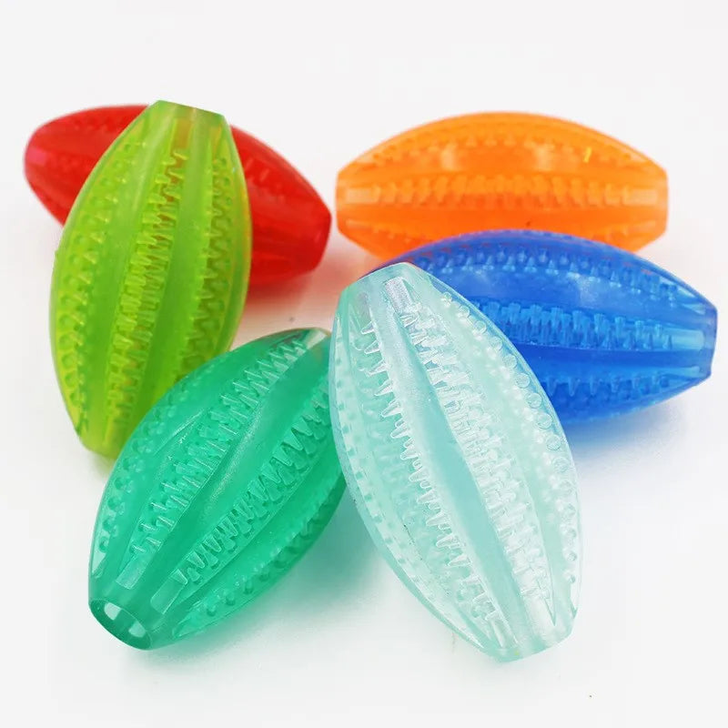 Pet Toy Rubber Ball Chew Toys Tooth Cleaning Leakage Food Dog Toys