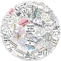 Hot Sale 50Pcs Waterproof Vinyl Inspirational Motivational Stickers for Water Bottle Adults Kids Teens Teacher Students