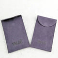 Custom Logo Printed Velvet Bag for Jewelry Faux Suede Jewelry Packaging Pouch with Flap