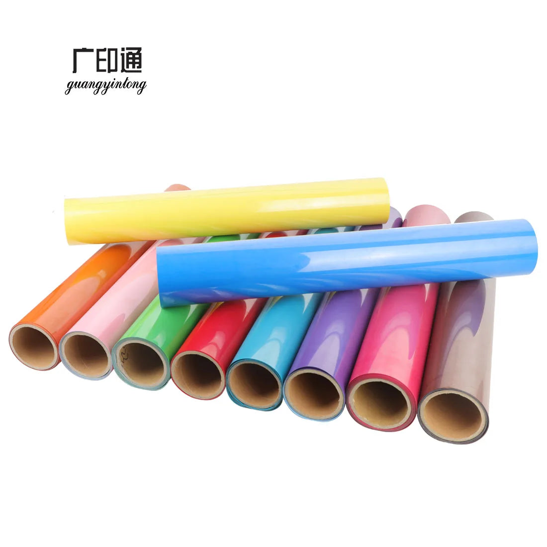 Guangyintong PVC Matte Non-Sticky Customized Size Clothing Heat Transfer White HTV Sheets Vinyl Gravure Printed Suppliers