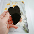 2026 Crystal Crafts anti aging best spa tool face roller and black obsidian spiky shape guasha