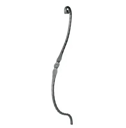 Wrought Iron Components Forged Elements 12x12mm 800x225mm Balustrade Baluster