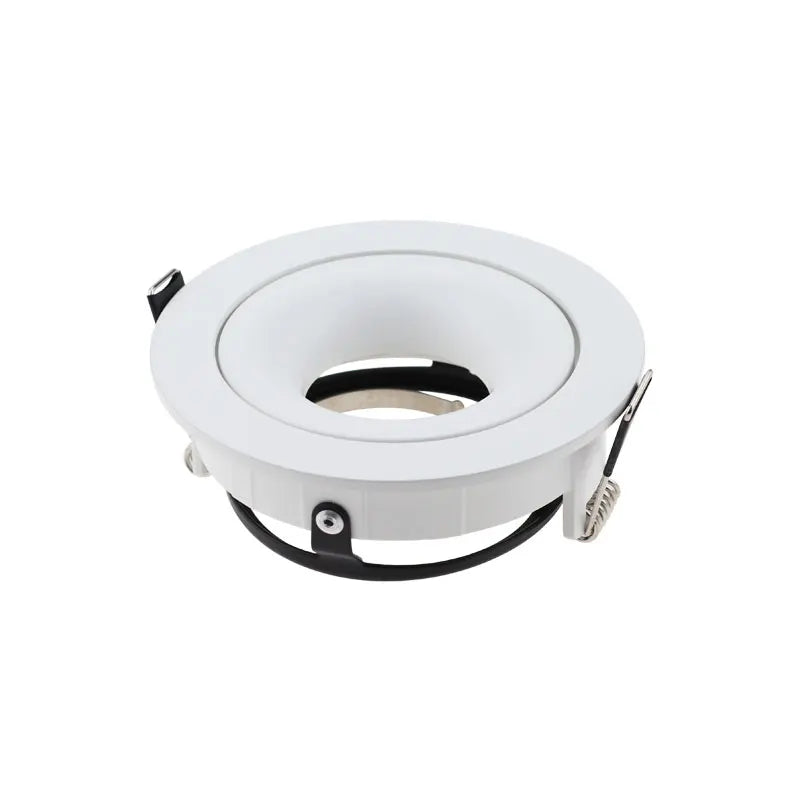 GU10 Downlight Holder Rotation Adjustable MR16 Lamp Fitting Recessed Ceiling Spot Light Frame GU10 Light Bulb Fixture