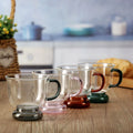 Glass Water Cup Color Can Be Customized Heat Resistant Single Wall Drinking Glass Coffee Cup