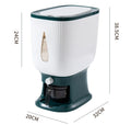 2026 Hot Selling 10KG Plastic  Rice Bucket with Dispenser Fresh Preservation for Restaurants