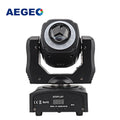 Night Party Triple Prism Mini Led Stage Light 60 Watt Led Moving Head Spot with Rgb Ring