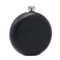 Gift Women's 5oz Mini Modern Stainless Steel Black Colorful Hip Flask with White Box for Wine Whisky