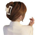 SongMay 2021 Women's Hair Claw Clips & Shark Hairpin Solid Color Big Jaw PC & Plastic Durable Japan & Korean Style