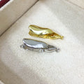 C259 925 Sterling Silver 18K Gold Plated Pearl Clasp for Jewelry Wholesale Metal Cord Ends Clasp Necklace or Bracelet Clasp