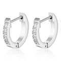 Wholesale Girly Jewelry Earrings Stainless Steel Cz Zircon Huggie Earrings