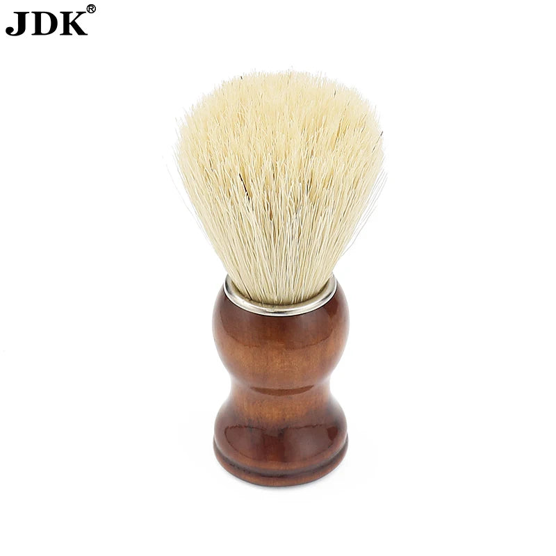Boar Bristle  Hair Shaving Brush Professional Wooden Handle Barber Brush Shaving for Men