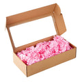 Preserved Hydrangea Petals 100g White & Blue Dried Flowers Short Stem Arrangement for Valentine's Day & Graduation