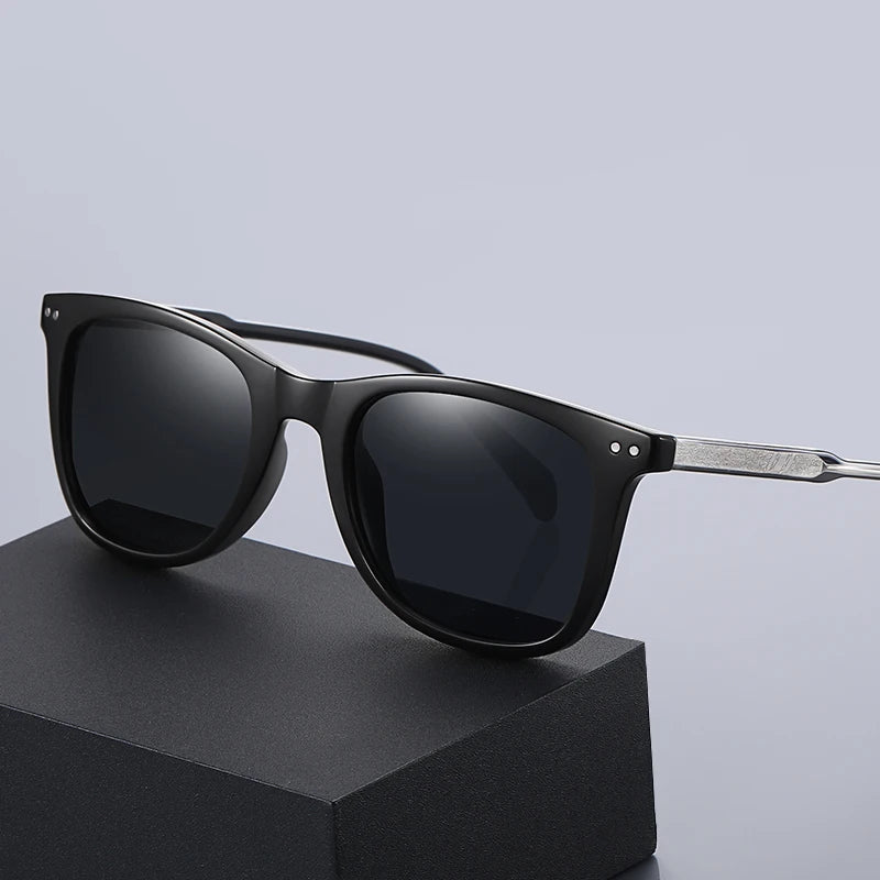 Outdoor Sunglasses Men Polarized UV400 Custom Logo TR90 Men Sun Glasses Flexible Frames Sunglasses