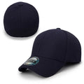 Wholesale Gorras Fitted Hat Sport Cap Blank Curved Brim 6 Panel Closed Back Baseball Caps Hard Fitted Hats With Custom Logo