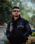 DCY Manufacturers for Customs Clothes Plain Baseball Jackets Oversized Fleece Varsity Letterman Jacket Pearls Waterproof Cotton