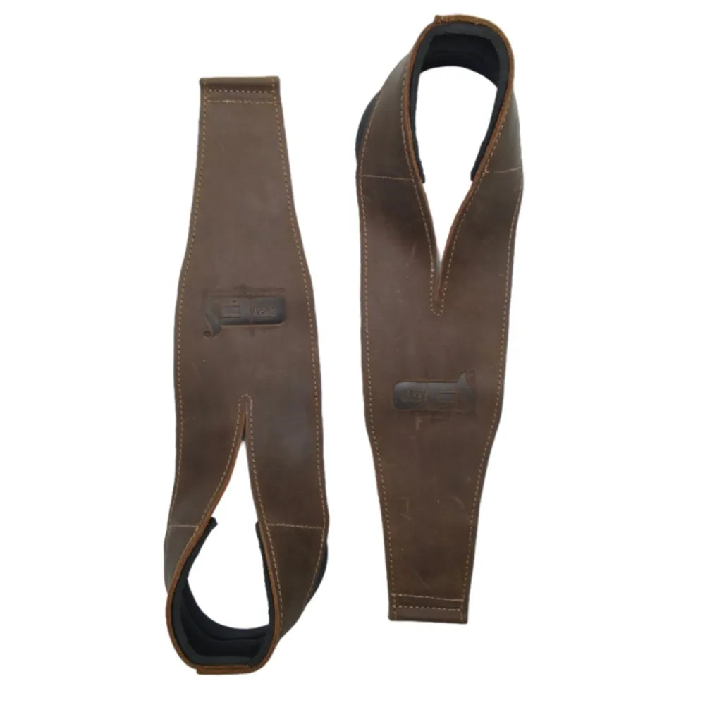 Leather Weight Lifting Straps Wrist Wraps Support Braces for Power LiftingCross FitnessWeightliftingGymDeadliftspull Ups