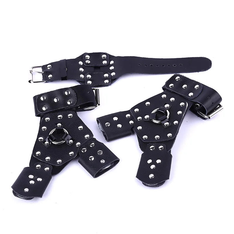 Steel Plate Cowhide Microfiber Protective Glove for Outdoor Hunting Fish Shooting Practical Slingshot Accessories Wrist Guard