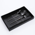 Rainbow Knife Fork Spoon Cutlery Stainless Steel Flatware Slim Handle Stainless Steel Bulk Gold Cutlery Silverware Set