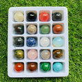 Wholesale Natural Crystal Amethyst Crystal Ball Seven Chakra Crystal Sphere Gift Box for Decoration