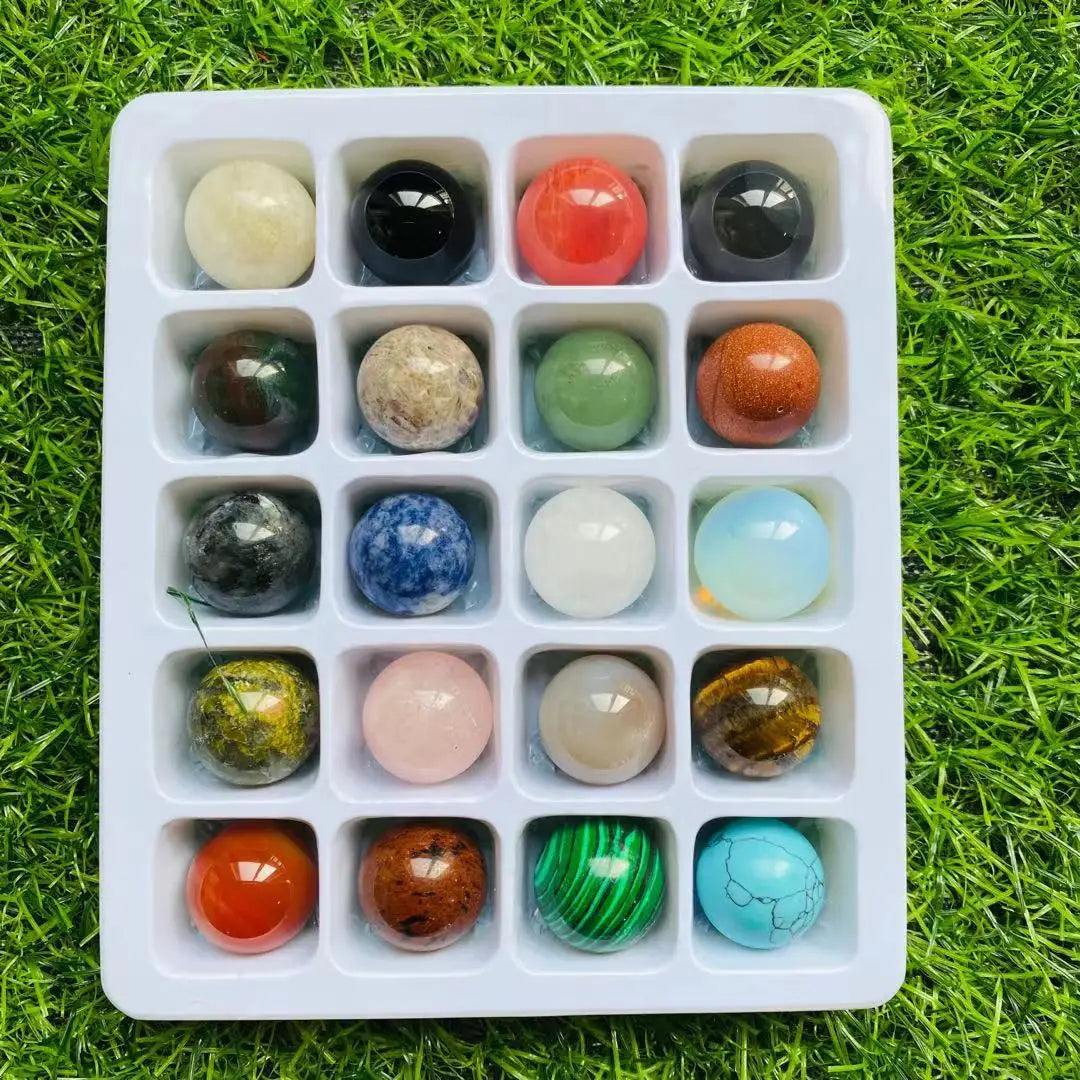 Wholesale Natural Crystal Amethyst Crystal Ball Seven Chakra Crystal Sphere Gift Box for Decoration