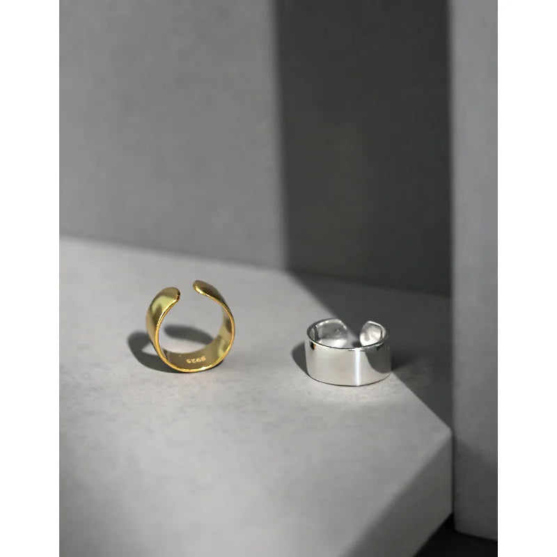 New Fashion Unique Design 925 Sterling Silver Ear Cuff Non-pierced Simple Style S925 Silver Earrings for Women ET072