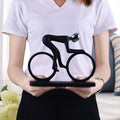 Wholesale Resin Cycling Sculpture - Sport Bicycle Rider Figurine Dynamic Office/Home Decor Bulk Motivational Gifts