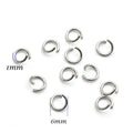 Wholesale Bulk Price Steel/Gold/Rose Gold Color Stainless Steel Split Open Jump Rings for Jewelry Making