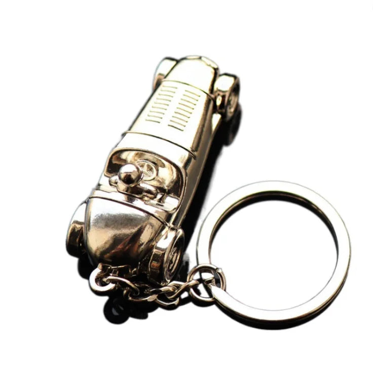 Factory Direct Sales Free Shipping Creative Metal German Vintage Car Multi-color Glue Creative Open Top Key Ring