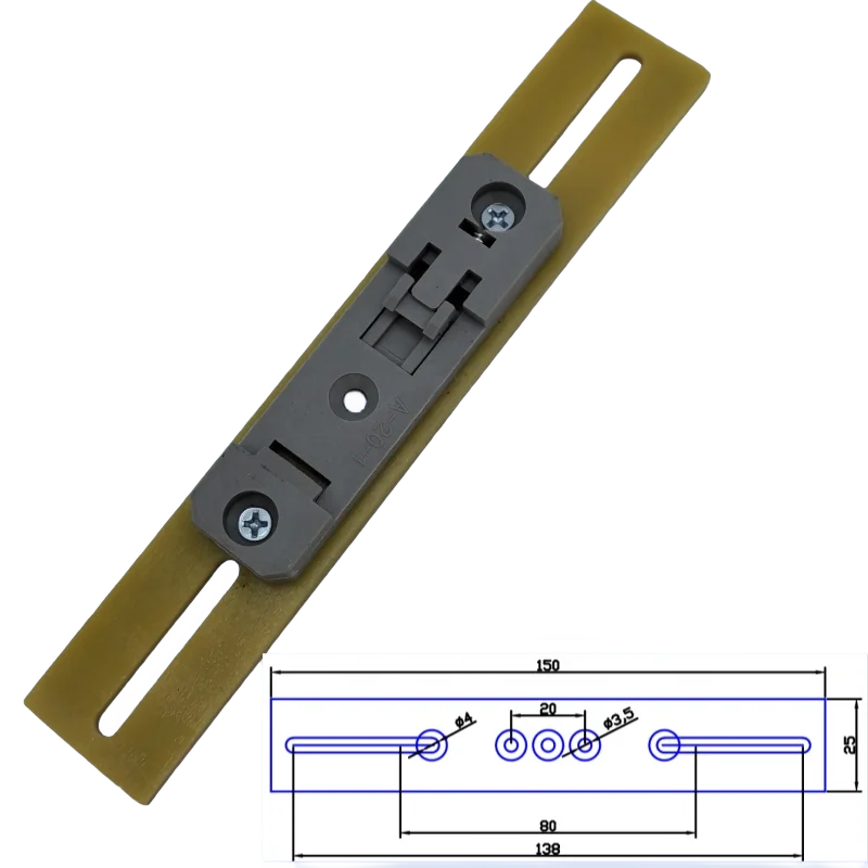 35mm DIN Rail Linear Guide Rail Snaps Clip Snap Hook Type Clamp for Easy Installation on 35mm DIN Rail