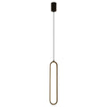 Modern 18W & 54W LED Pendant Lights Indoor Suspended Acrylic Chandeliers for Bedroom & Living Room IP44 Rating Iron Base