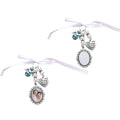 DIY Sublimation Blank Metal Wedding Bouquet Photo Charm