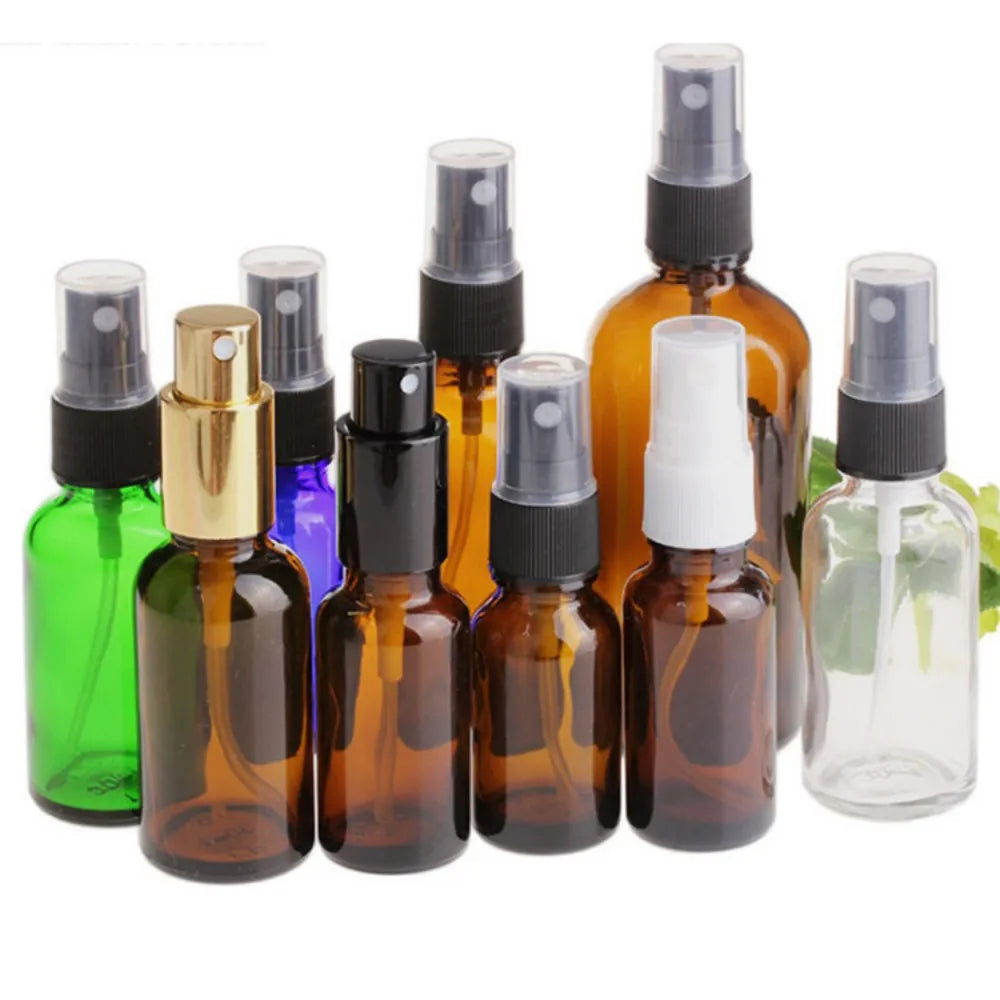 5ml 10ml 15ml 20ml 30ml 50ml 60ml 100ml 120ml Mini Shape Glass Spray Bottle for Perfume Cosmetic Packaging