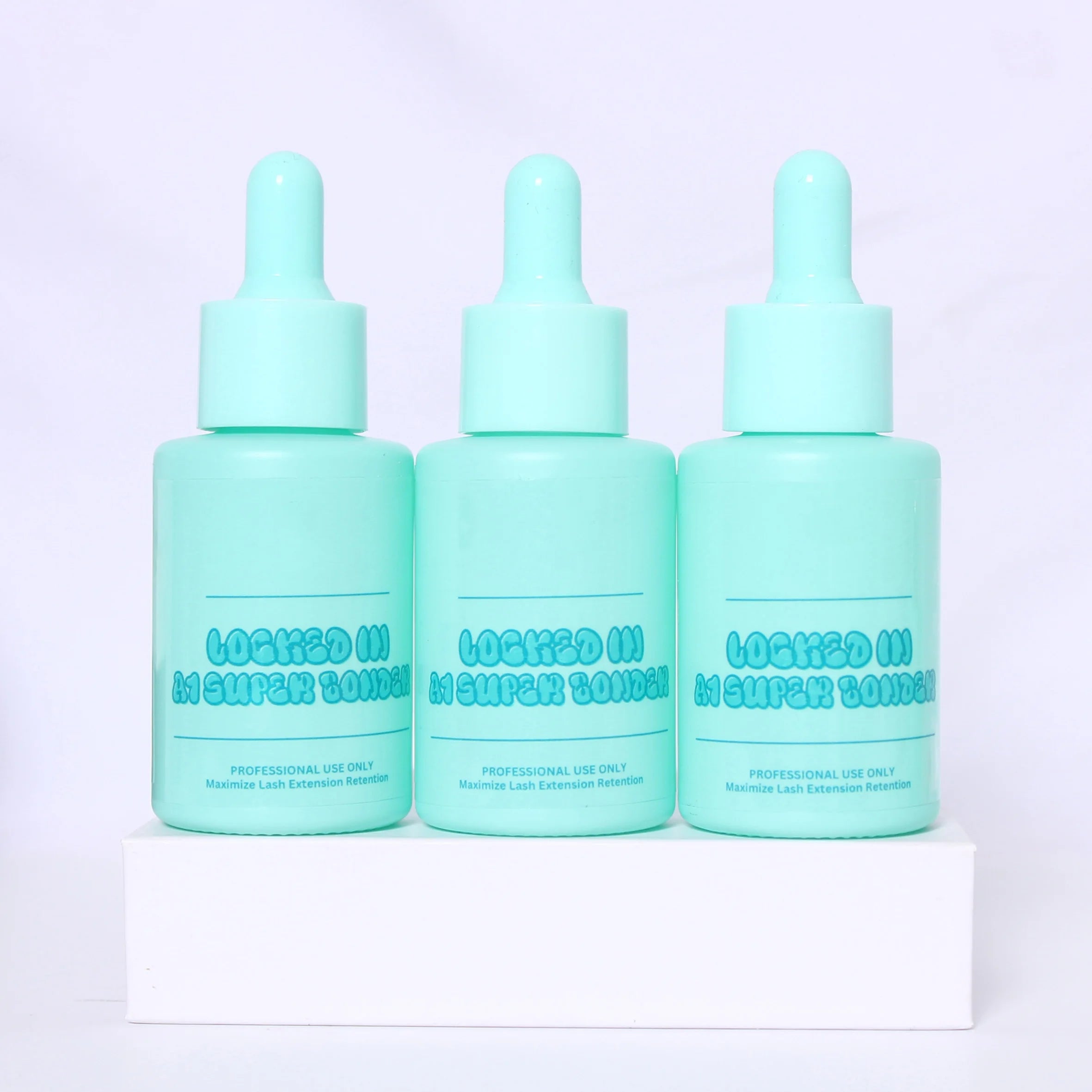 Macaron Color  Lash Primer Serum Lash Glue Super Bonder Empty Bottle Can Custom logo