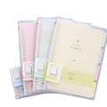Wholesale PVC Plastic Waterproof Transparent Notebook Cover Files Folder 6 Ring Clear Loose Leaf Binder Notebook