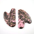 Huiying Facial Gua Sha Board New Shape Heart Customized Shape Rhodonite jasper Massage