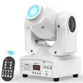 U`King 50W 8 Gobos 8 Colors White Shell Stage Light with Remote LED Moving Head Lights