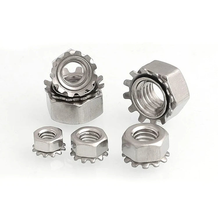 Hex Kep Nut Stainless Steel Locknuts
