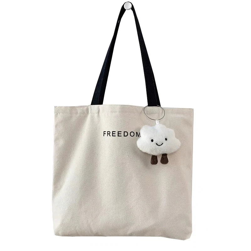 Customized Logo Eco-Friendly 12oz Recycled Heavy Duty Cotton Canvas Tote Bag Big Capacity Reusable for Travel Storage-for Women