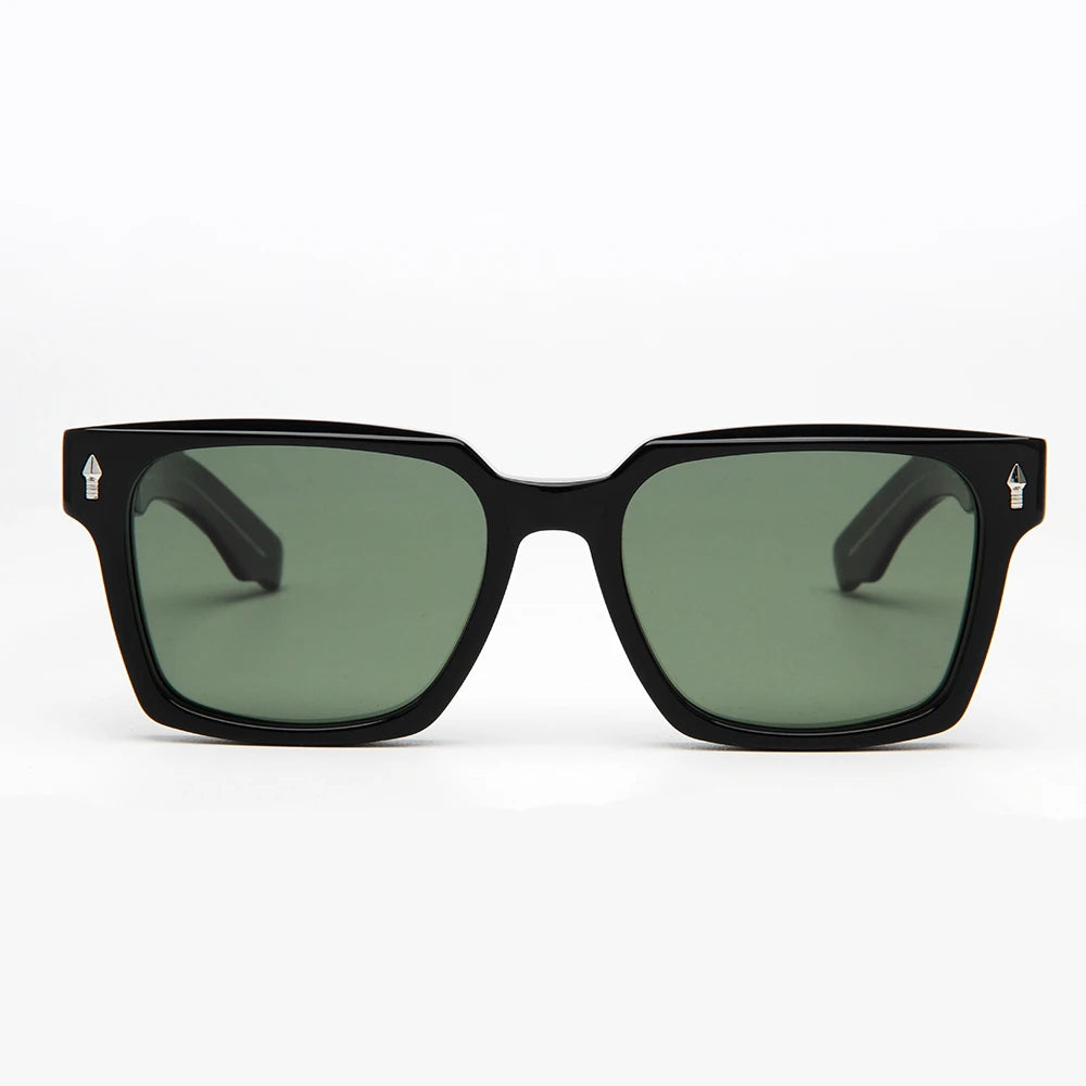 Men's Fashion Square Sunglasses High UV400 Acetate Polarized Lens Custom Tending Vintage Frame UV Protection Luxury Model