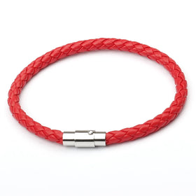 AA016390 Magnetic Pu Leather Bracelet Handmade Jewelry
