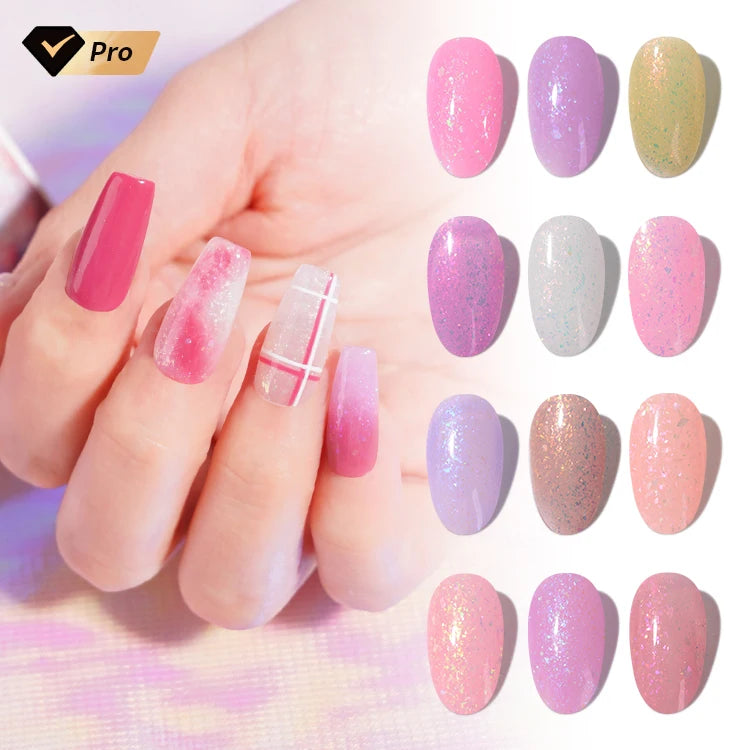 RS Nail 2026 Free Sample Rubber Base Private Label 2 in 1 Hema Free Rubber Base Coat Gel Polish for Nails Base Gel Coat