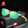 D202 New Arrival Dubery Outdoor Sports Sunglasses Factory Colorful square Frame Custom logo Polarized Shades Sunglasses