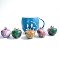 DIY Heart Arrival Christmas Eve Gift Fluorite Crystal Appleswholesale for Decoration