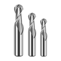 JR102 CNC Cutting Tools 2F Uncoating Ball Nose Milling Cutter HSS End Mill for Steel