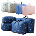 Large Clothes Storage Bag Waterproof Cabinet Wardrobe Organizer Quilt Pillow Blanket Organizer Dustproof Bedding Storage
