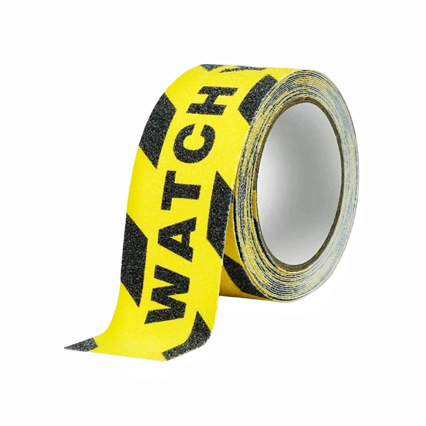 High Acrylic Rubber Self-Adhesive Concrete Grip Anti-Slip Tape Waterproof Black Die Cut Pressure Sensitive Warning Use