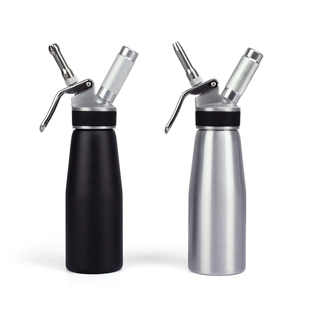 Factory Customization Aluminum 500ml Cream Whipper with Anti-Slip Silicon Grip
