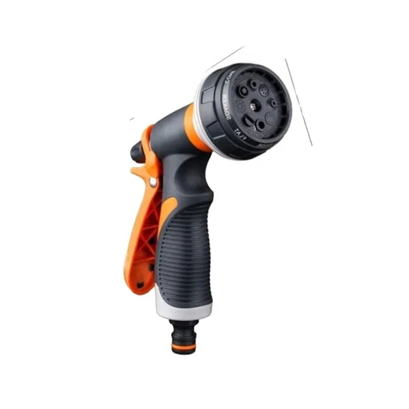 Multifunctional High Pressure Plastic Hose Nozzle Sprayer Variable Spray Patterns Variable Flow Controls for Home Watering Car