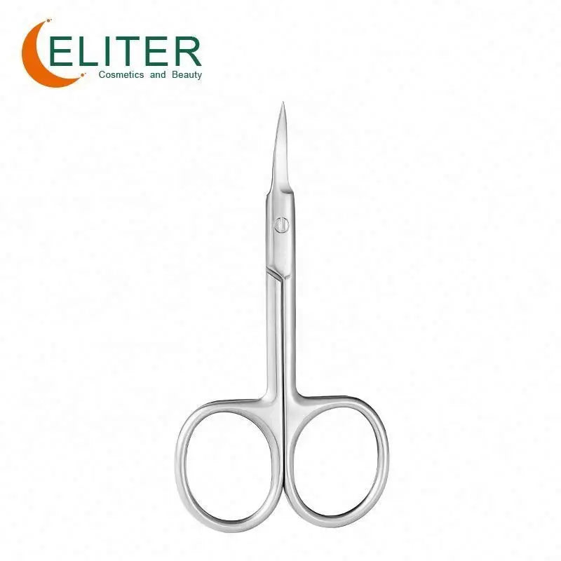 Eliter In Stock Hot Sell Nail Scissors Glitter Scissors Pedicure Zoom Stainless Steel Manicure Scissors
