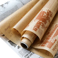 Custom Printed Double-Sided Coated Grease-proof Food Grade Silicone Baking Paper Roll for Home Burger Sandwich Cookie Packing